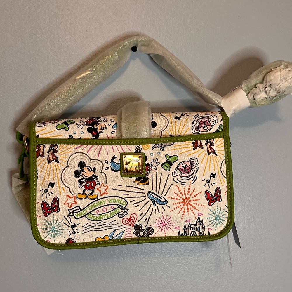 Disney Dooney & Bourke White Equestrian Sketch 10th Edition